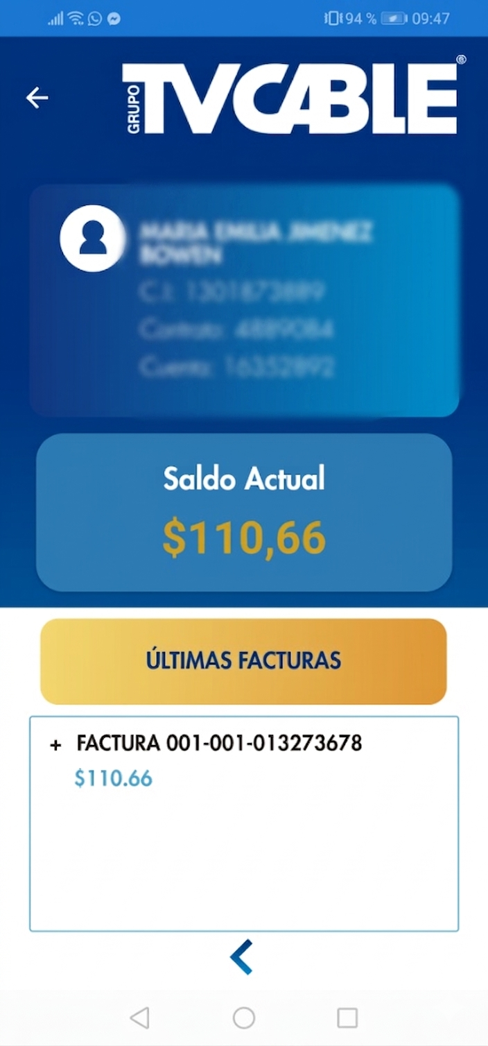 TVCable Mobile Agency Account Status