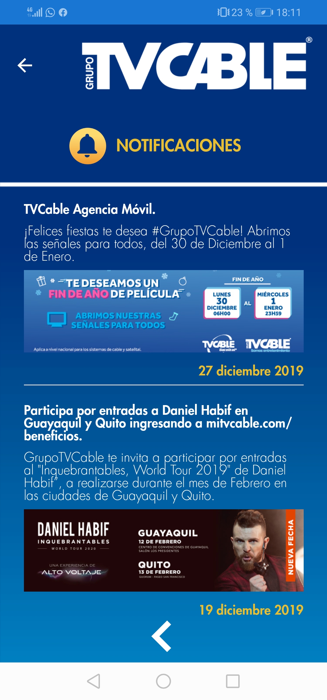 TVCable Mobile Agency Promotions