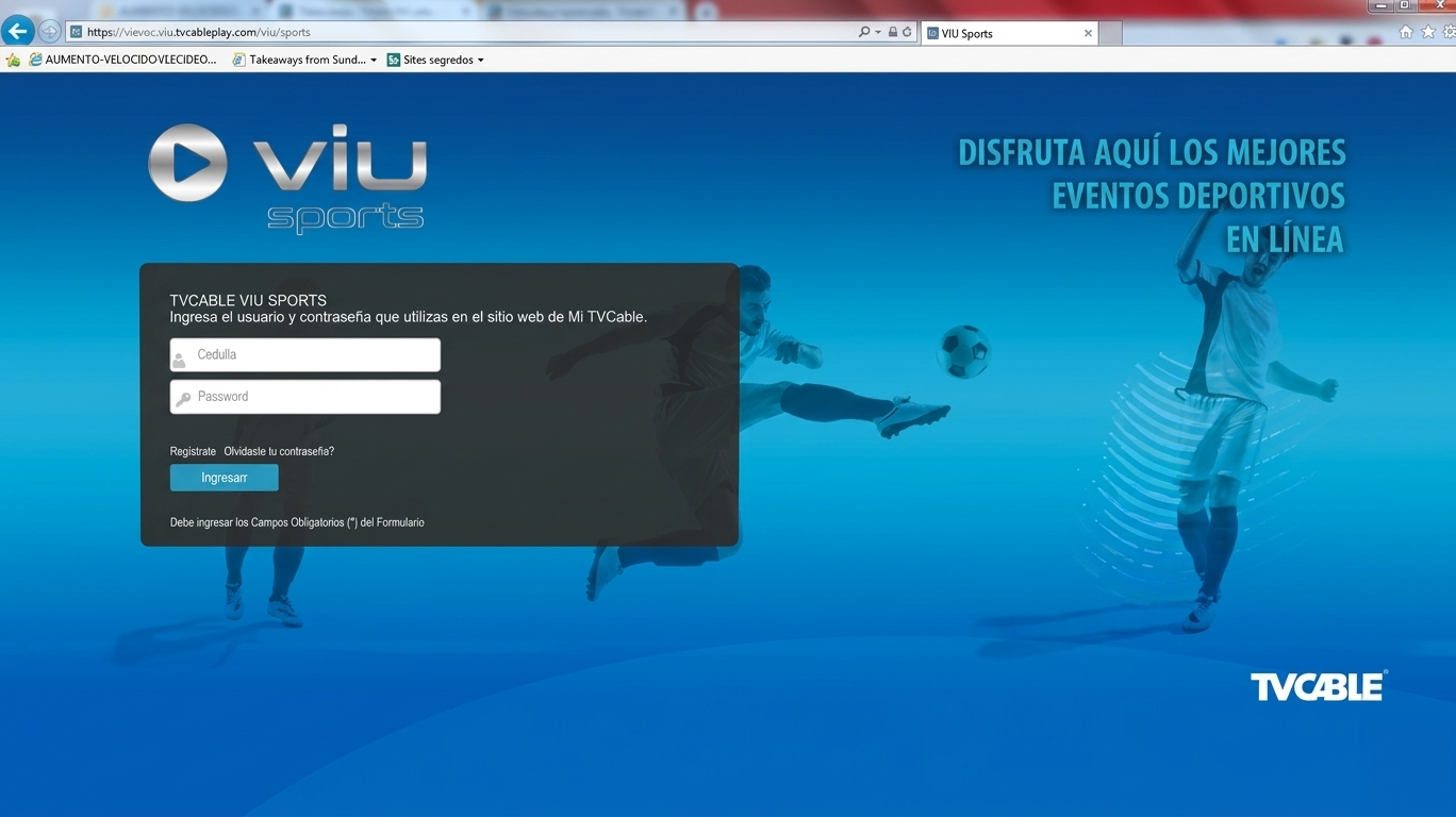 VIU Sports Landing Page
