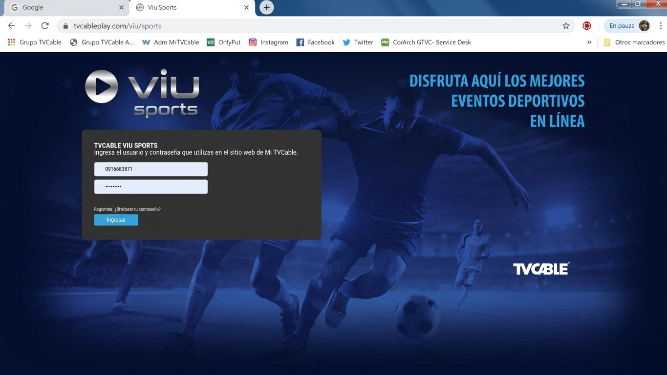 VIU Sports Landing Page